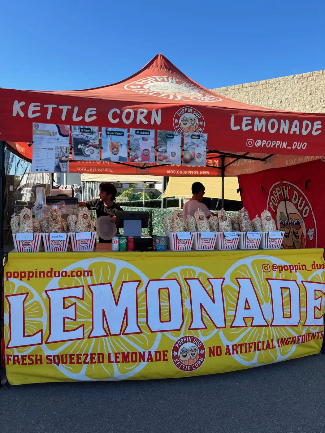 A baker's market stall